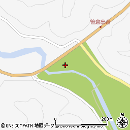 笹倉大橋周辺の地図