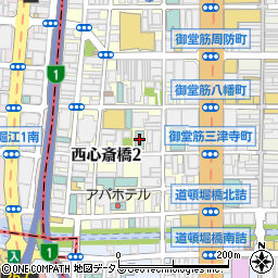 からくさホテル大阪なんば周辺の地図