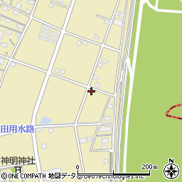 静岡県浜松市中央区三新町8周辺の地図
