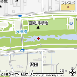 百間川周辺の地図