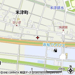 静岡県浜松市中央区米津町423周辺の地図