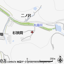 愛知県田原市仁崎町（杉狭間）周辺の地図