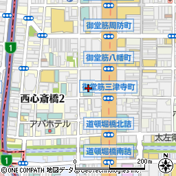 東急ステイメルキュール大阪なんば周辺の地図