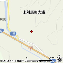 長崎県対馬市上対馬町大浦676周辺の地図