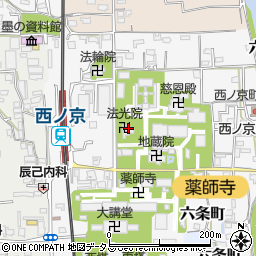 法光院周辺の地図