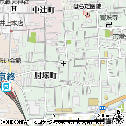 奈良県奈良市肘塚町177-4周辺の地図