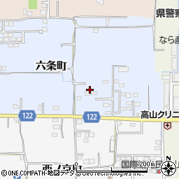 奈良県奈良市六条町160周辺の地図