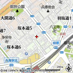 串かつ 神戸 七福神周辺の地図