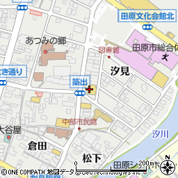 イエローハット田原店周辺の地図