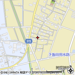 静岡県浜松市中央区河輪町685周辺の地図