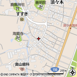 静岡県牧之原市須々木779-1周辺の地図