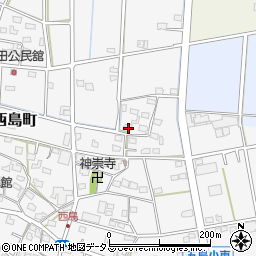 静岡県浜松市中央区西島町298周辺の地図