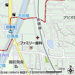 岡山県岡山市東区目黒町56周辺の地図