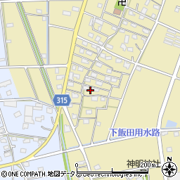 静岡県浜松市中央区河輪町686周辺の地図