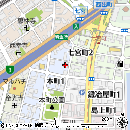 デイケアりんく神戸周辺の地図