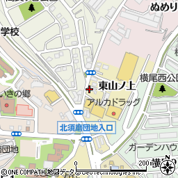 兵庫県神戸市須磨区多井畑東山ノ上13-47周辺の地図