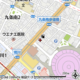 大阪境川郵便局周辺の地図