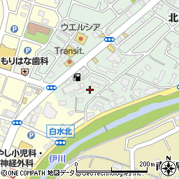 兵庫県神戸市西区北別府4丁目2116-1周辺の地図