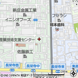 東大阪市立　高井田東公民分館周辺の地図
