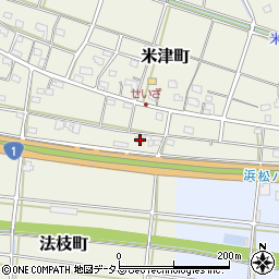静岡県浜松市中央区米津町433周辺の地図