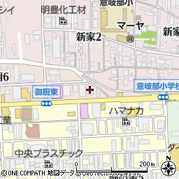 グリーン大阪農協　意岐部資産活用センター周辺の地図