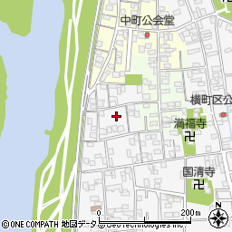 静岡県磐田市掛塚大当町周辺の地図