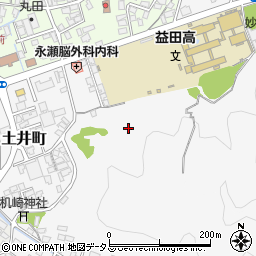島根県益田市土井町2周辺の地図