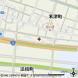 静岡県浜松市中央区米津町437周辺の地図