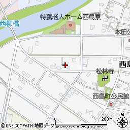 静岡県浜松市中央区西島町657周辺の地図