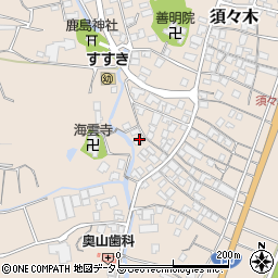 静岡県牧之原市須々木774周辺の地図