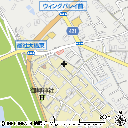 岡山県総社市中原976-4周辺の地図