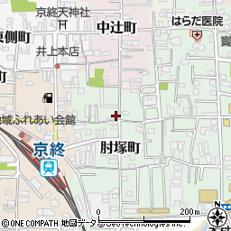 奈良県奈良市肘塚町224周辺の地図