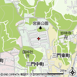 ＪＲ三門社宅周辺の地図
