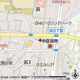 神戸サンド屋岡山店周辺の地図