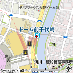 ドーム前千代崎駅 大阪府大阪市西区 駅 路線図から地図を検索 マピオン