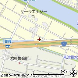静岡県浜松市中央区白羽町1707周辺の地図