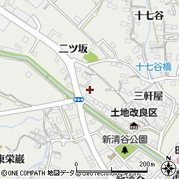 愛知県田原市田原町東馬洗周辺の地図