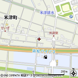 静岡県浜松市中央区米津町518周辺の地図