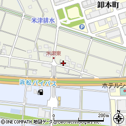 静岡県浜松市中央区米津町348周辺の地図