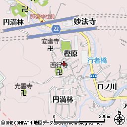 兵庫県神戸市須磨区妙法寺樫原42周辺の地図