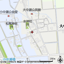 静岡県磐田市大中瀬211周辺の地図