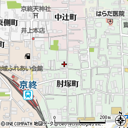 奈良県奈良市肘塚町223周辺の地図
