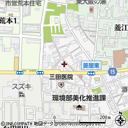 キングラム菱江店周辺の地図