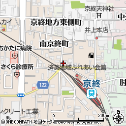奈良県奈良市南京終町周辺の地図
