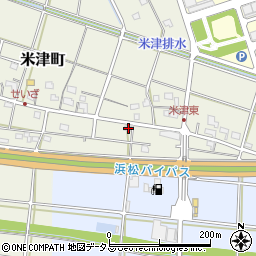 静岡県浜松市中央区米津町517周辺の地図