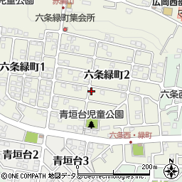 奈良県奈良市六条緑町周辺の地図
