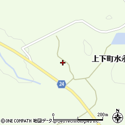 広島県府中市上下町水永110周辺の地図