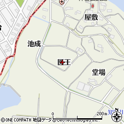 愛知県豊橋市杉山町医王周辺の地図