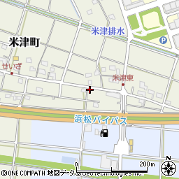 静岡県浜松市中央区米津町519周辺の地図