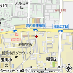 大阪府東大阪市稲葉2丁目2-12周辺の地図